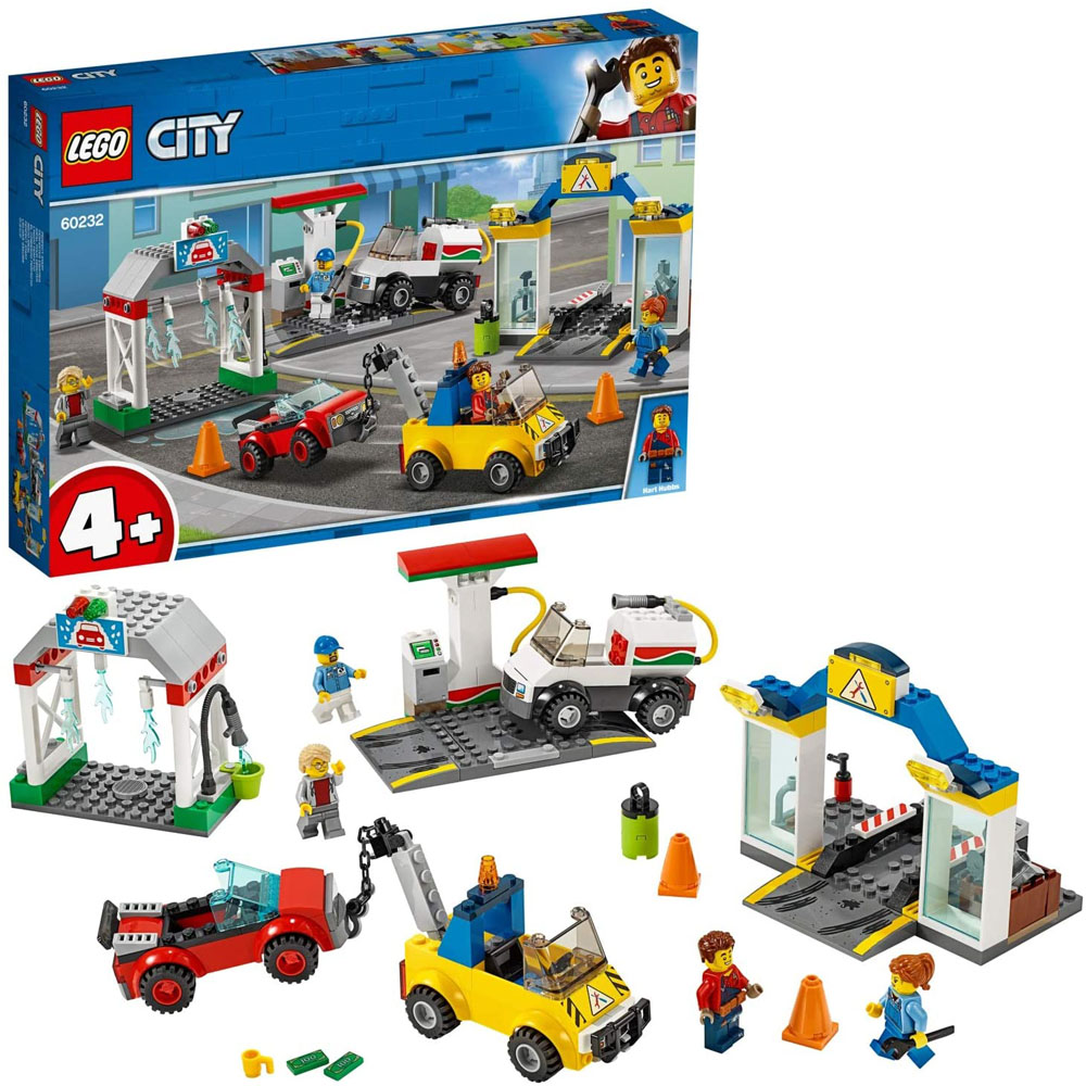 [해외] 레고 (LEGO) 시티 3 대의 자동차 대해서 주유소 60232
