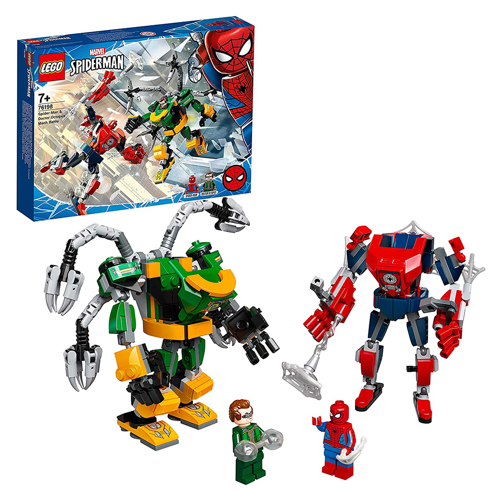 [해외] 레고(LEGO) 스파이더맨 VS 닥터 옥토퍼스 맥로봇 대결 76198