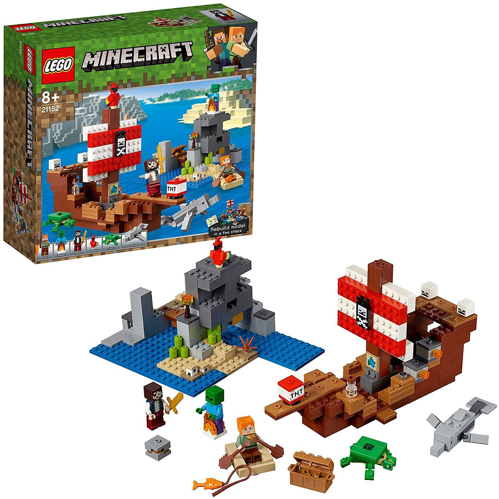 [해외] 레고(LEGO) 마인크래프트 해적선 모험 21152