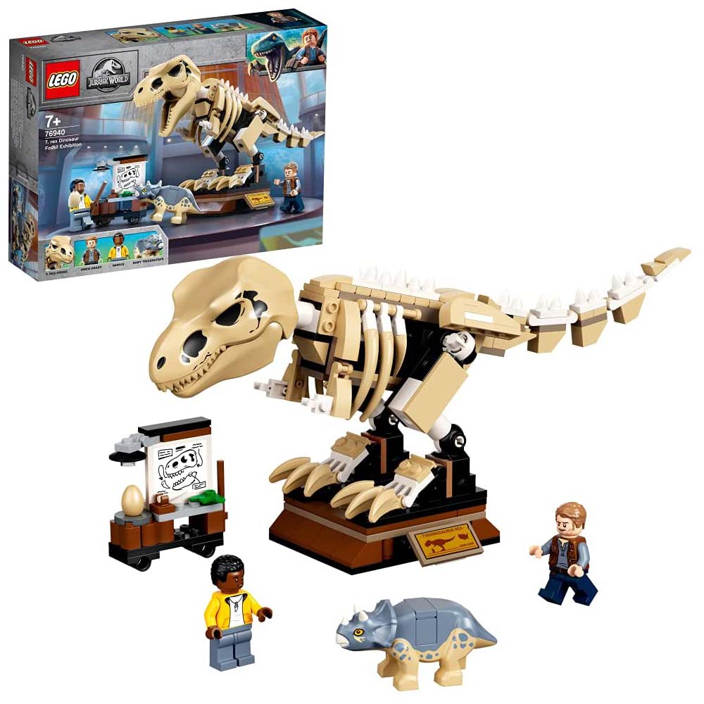 [해외] 레고(LEGO) 쥬라기월드 T. 렉스 공룡 화석 전시 76940
