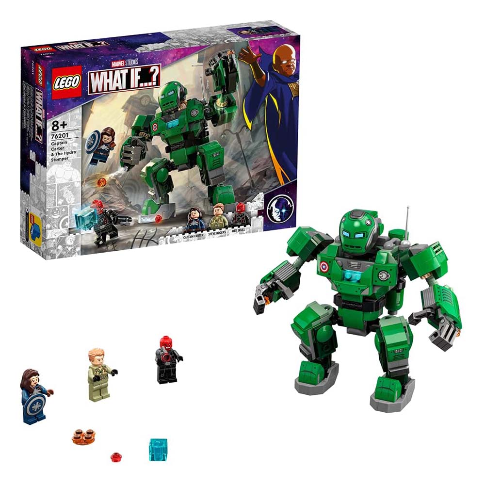 [해외] 레고(LEGO) 슈퍼히어로 디즈니 왓이프 캡틴 카터 히드라 스톰퍼 76201