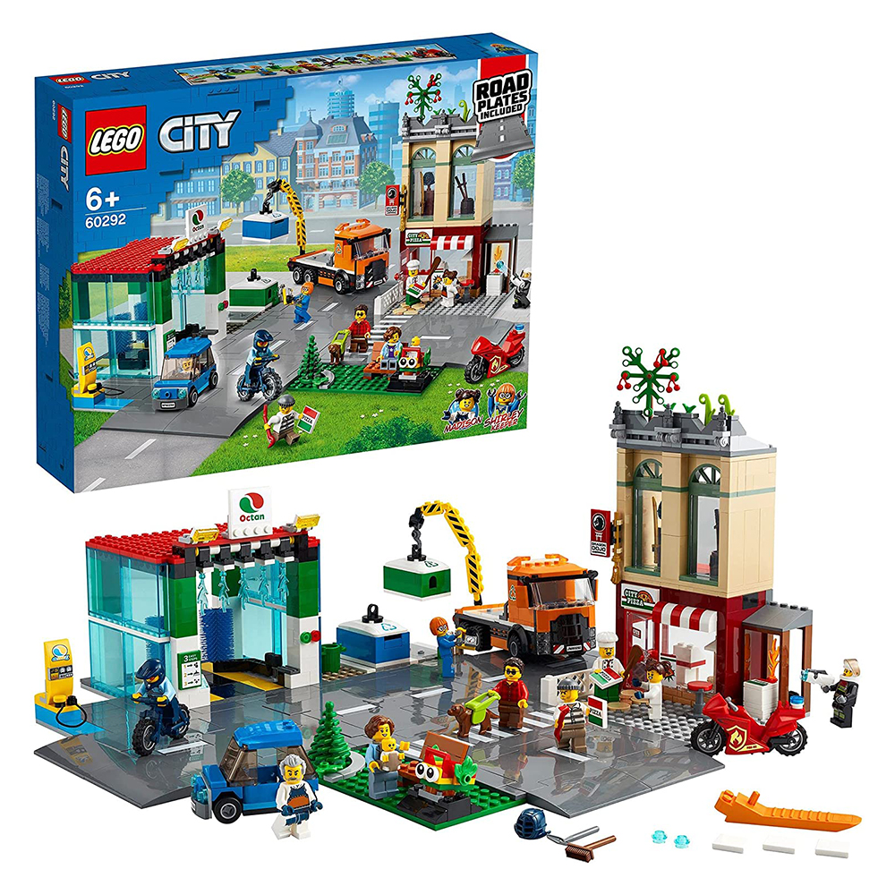 [해외] 레고 LEGO 시티 타운 센터 로드 플레이트 60292