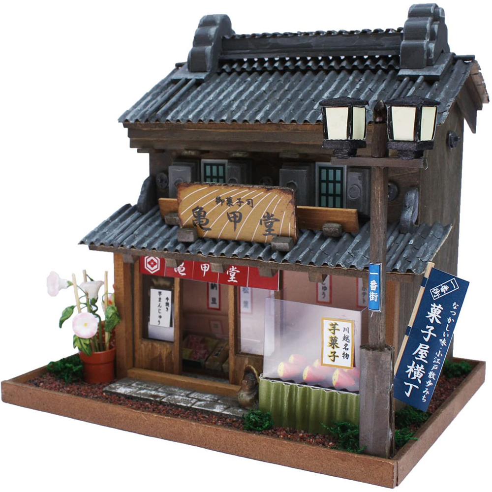[해외] 빌리 수제 돌 하우스 DIY 일본 카와고에의 창고 미니어처 8614