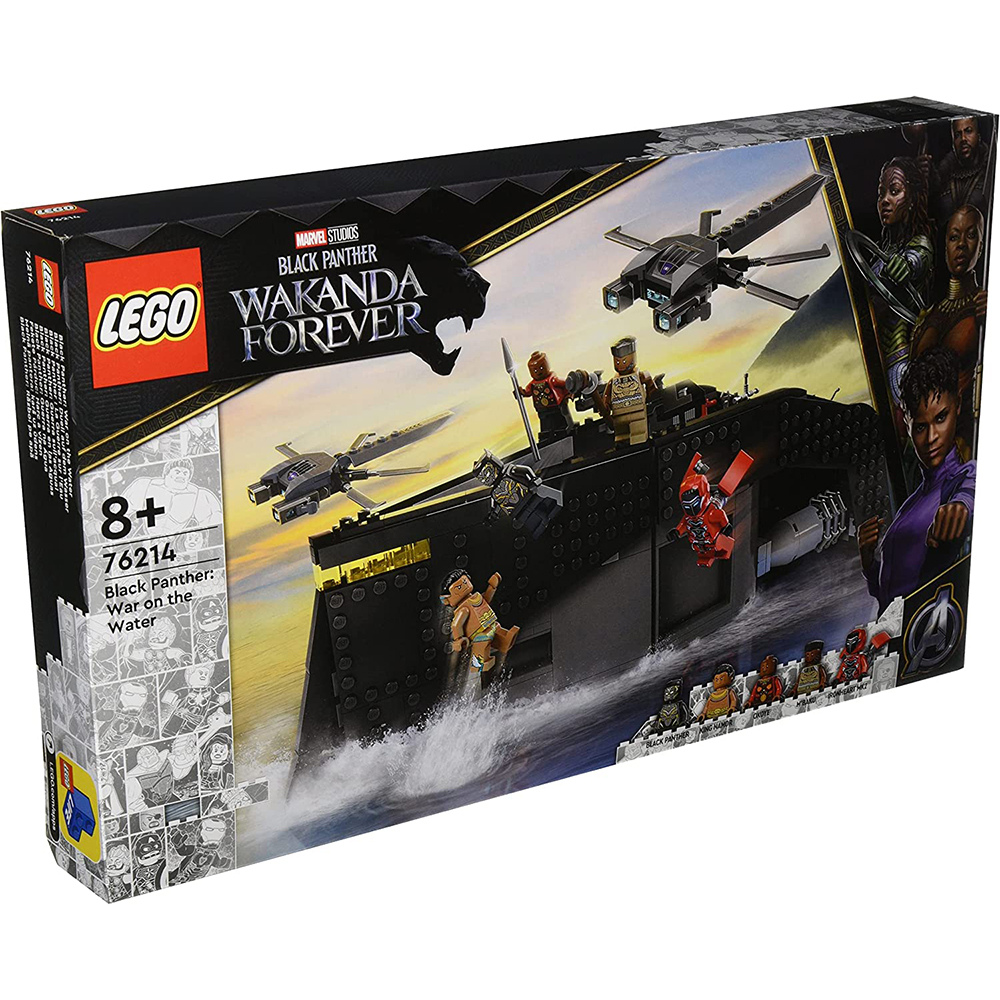 [해외] LEGO 레고 슈퍼히어로 블랙 팬서 수상 전투 76214