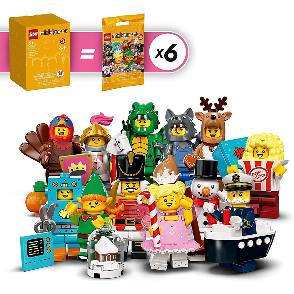 [해외] LEGO 레고 미니피겨 시리즈 시즌 23 6팩 71036
