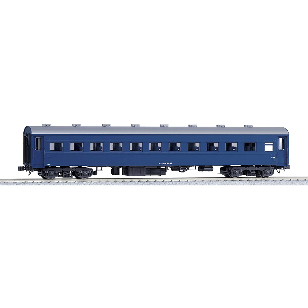[해외] KATO HO 게이지 수하 43 블루 개조 형태 1-551 철도 모형 객차-1-551