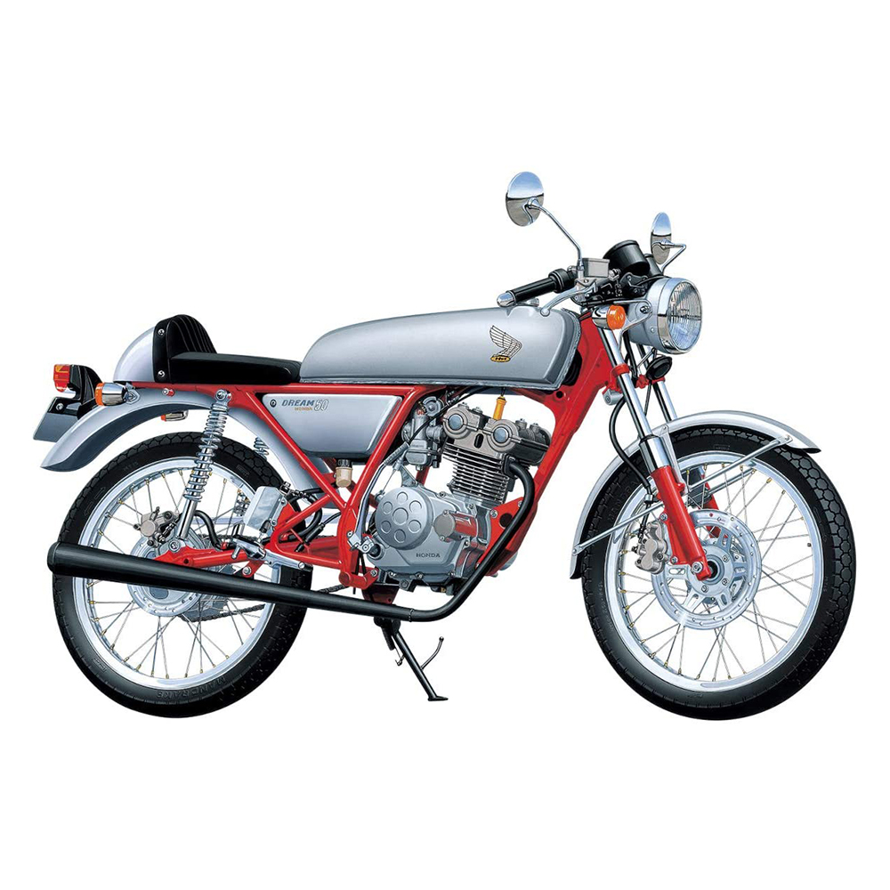 [해외] Aoshima The Bike Series No. 66 Honda AC15 Dream 50 1997 커스텀 플라스틱 모델