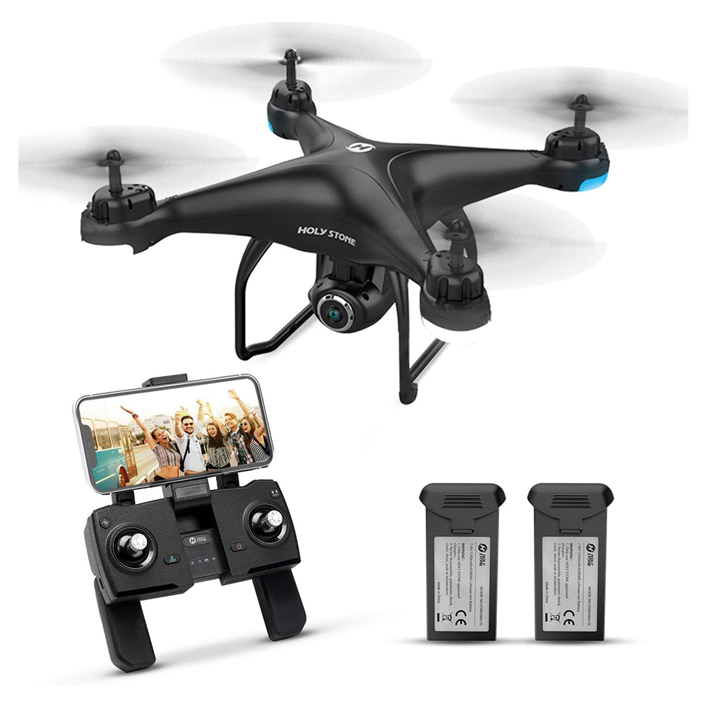 [해외] Holy Stone HS120D Drone with GPS, 카메라 포함, 2K 광각 HD 카메라, 자동 복귀모드 (업그레이드 버전)