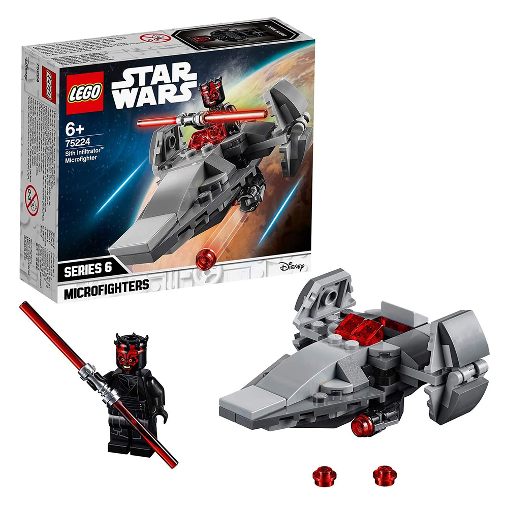 [해외] Lego Star Wars Sith Infilator Microfighter, 75224 블록 장난감