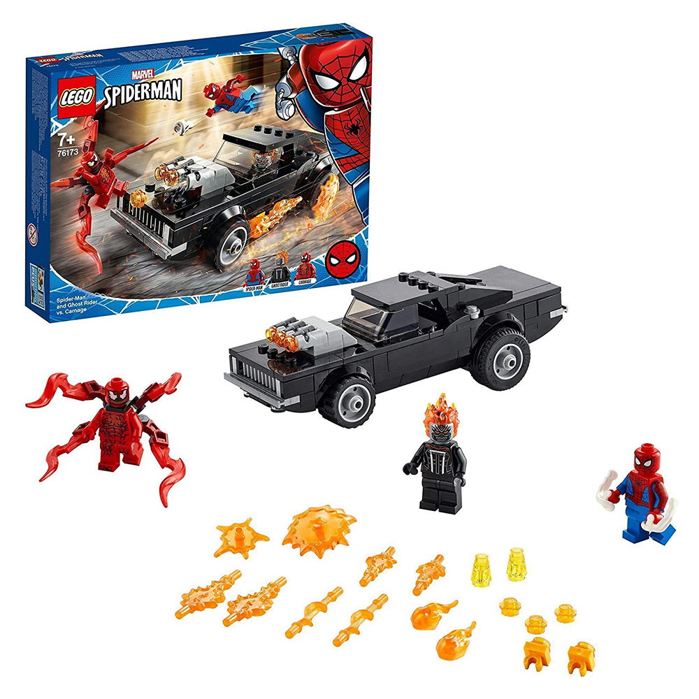 [해외] 레고(LEGO) 슈퍼 히어로즈 스파이더맨과 고스트 라이터 VS 카니지 76173