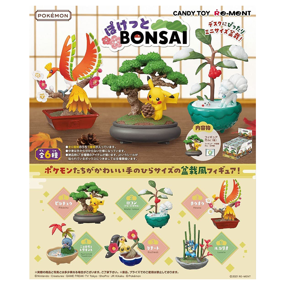 [해외] 포켓몬 POCKETS BONSAI BOX 상품 (식완)