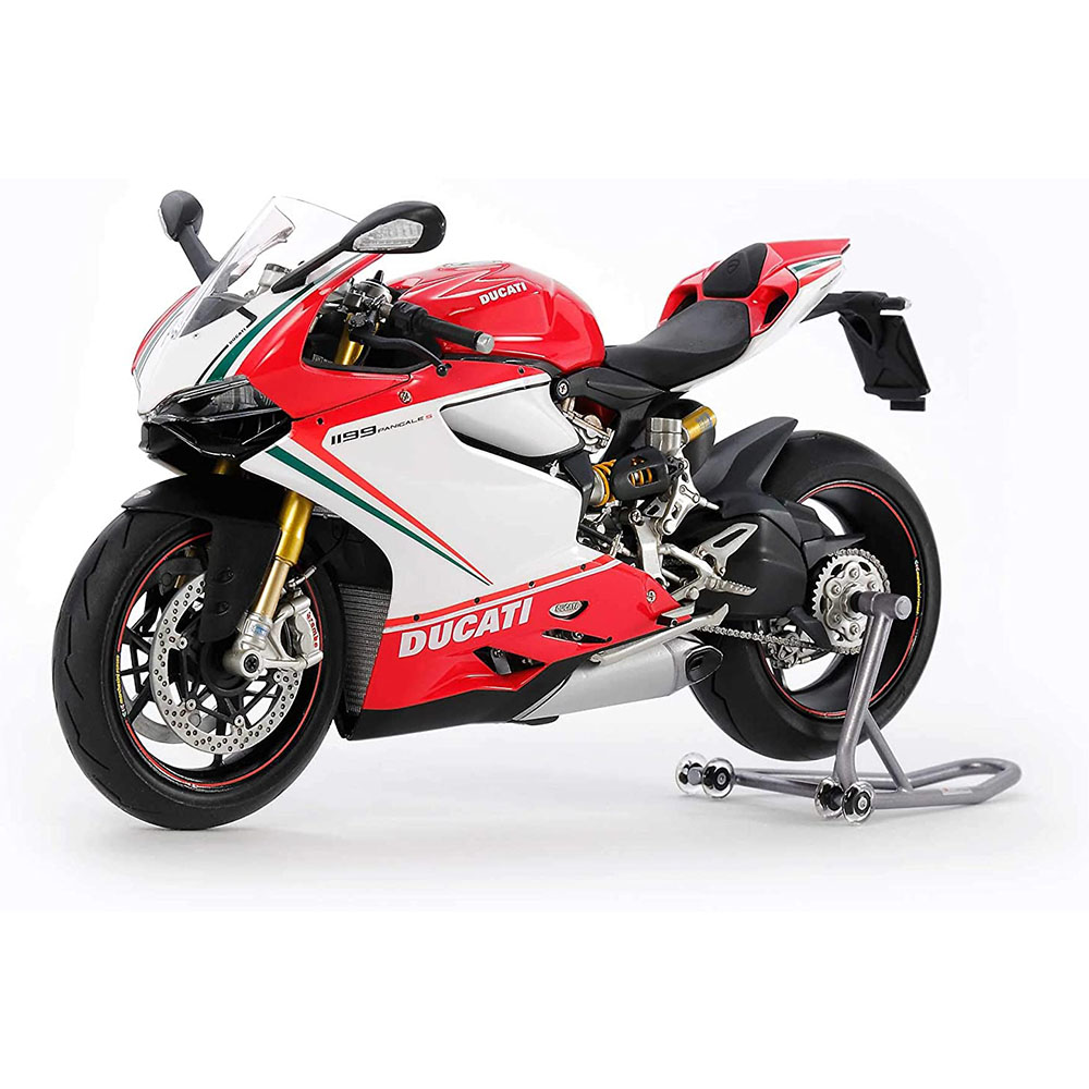 [해외] 타미야 1/12 오토바이 시리즈 No.132 Ducati 1199 Panigare S Tricolore 플라스틱 모델 14132