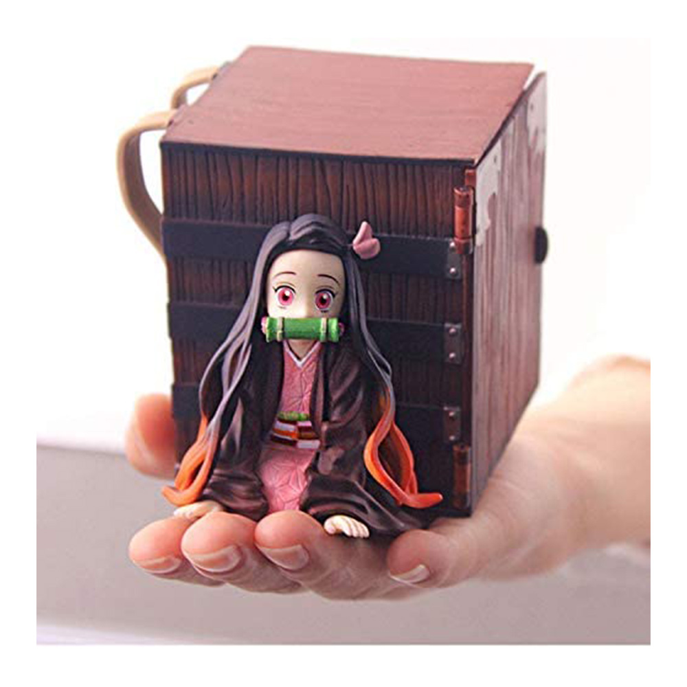 [해외] 귀멸의 칼날 카마도 네즈코 피규어 나무 상자 버전