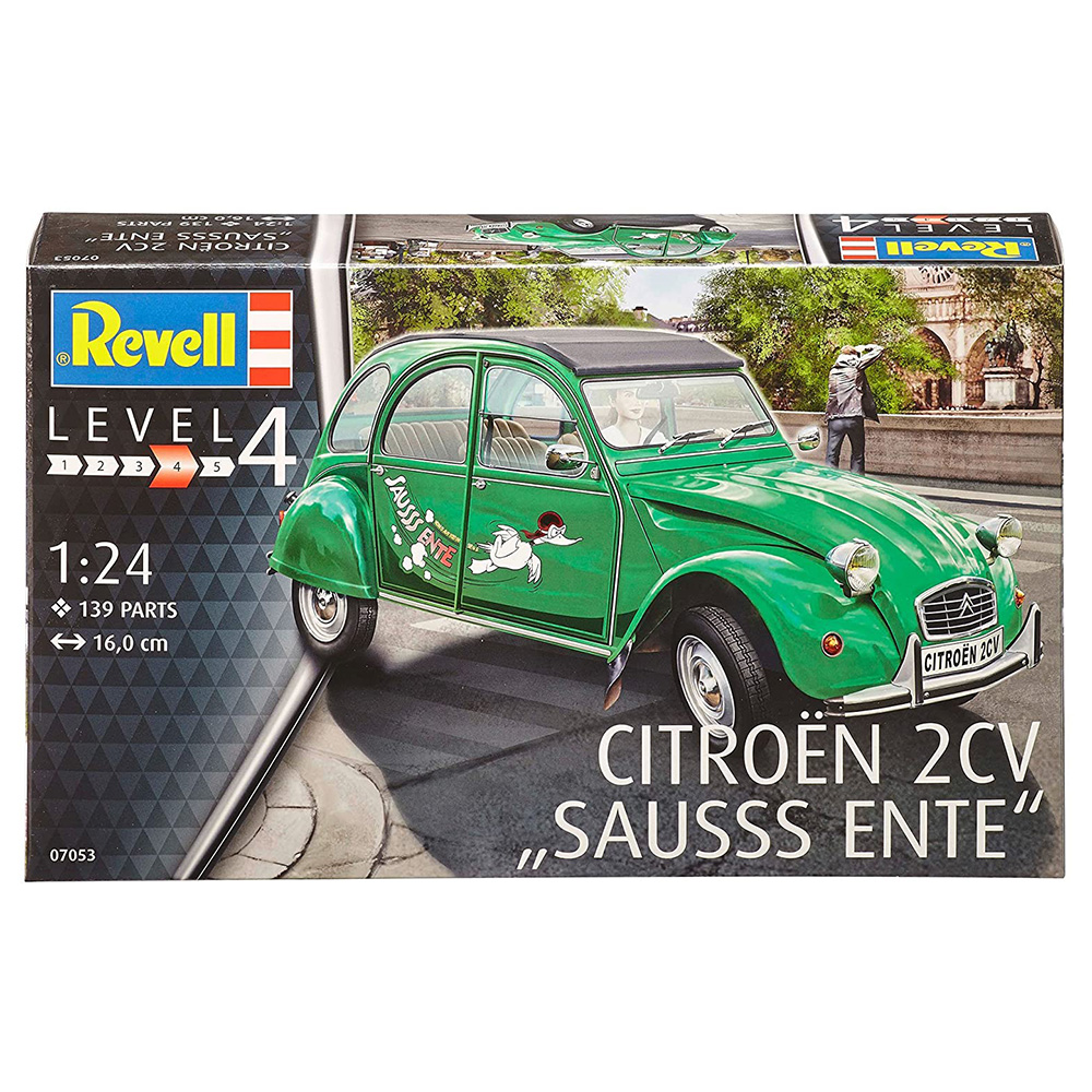 [해외] 독일 레벨 1/24 시트로엥 2CV Sauss Ente 플라스틱 모델