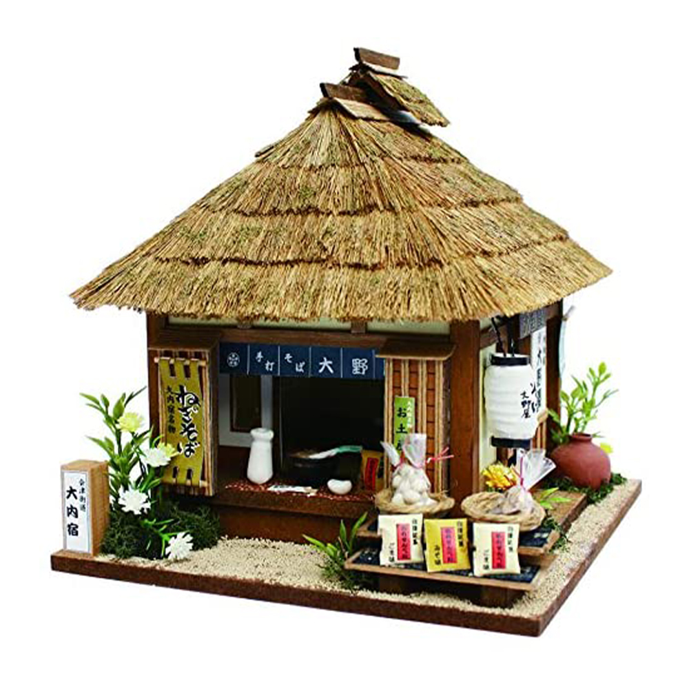 [해외] 빌리 수제 돌 하우스 DIY 일본 소바 가게 미니어처 8617