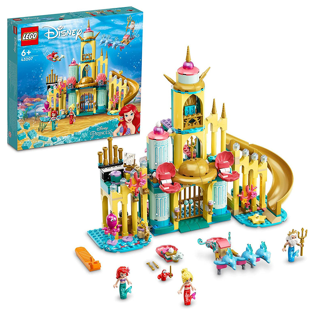 [해외] LEGO 레고 디즈니 프린세스 에리얼의 바닷속 궁전 43207
