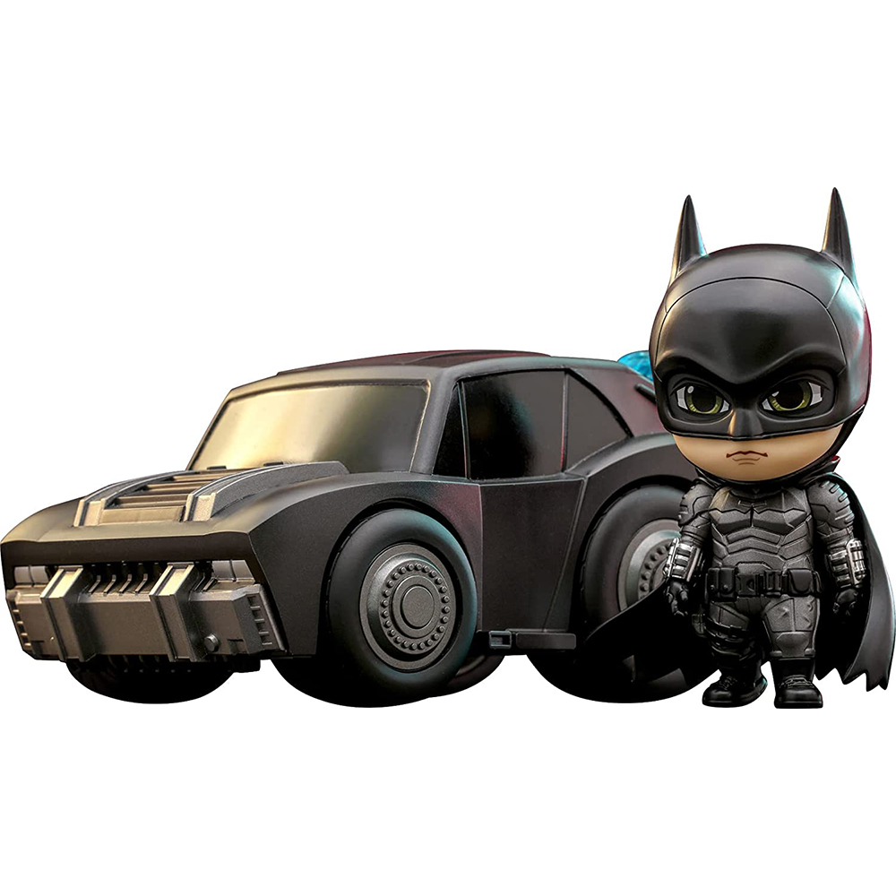 [해외] 코스베이비 THE BATMAN 배트맨 &amp; 배트모빌 사이즈 S 피규어 블랙 COS#943