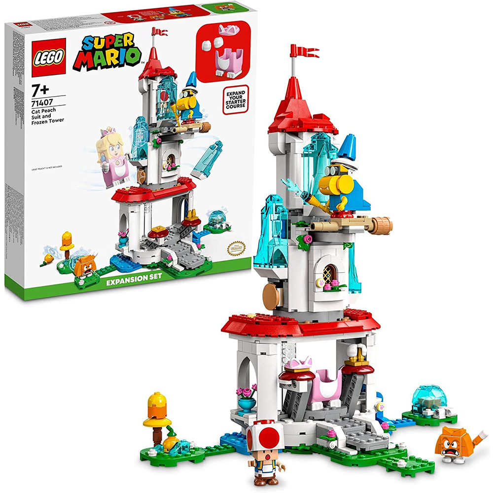 [해외] LEGO 레고 슈퍼 마리오 고양이피치 복장과 얼음탑 확장팩 71407
