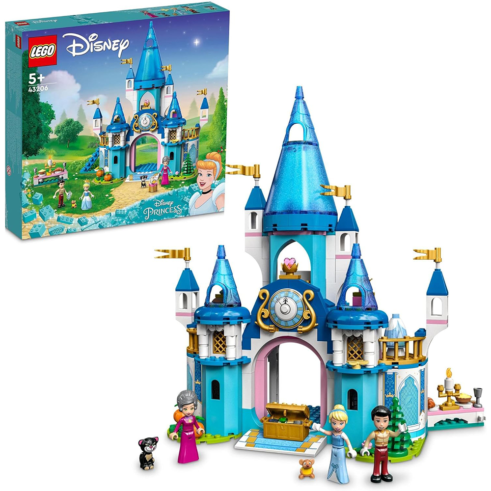 [해외] LEGO 레고 디즈니 프린세스 신데렐라와 차밍 왕자의 성 43206